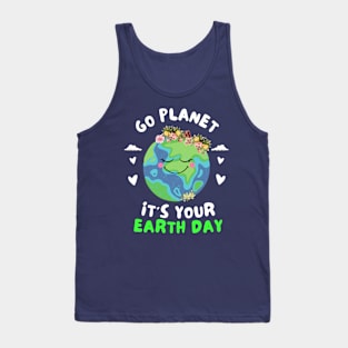 GOAT OF Go Planet Its Your Earth Day Tank Top